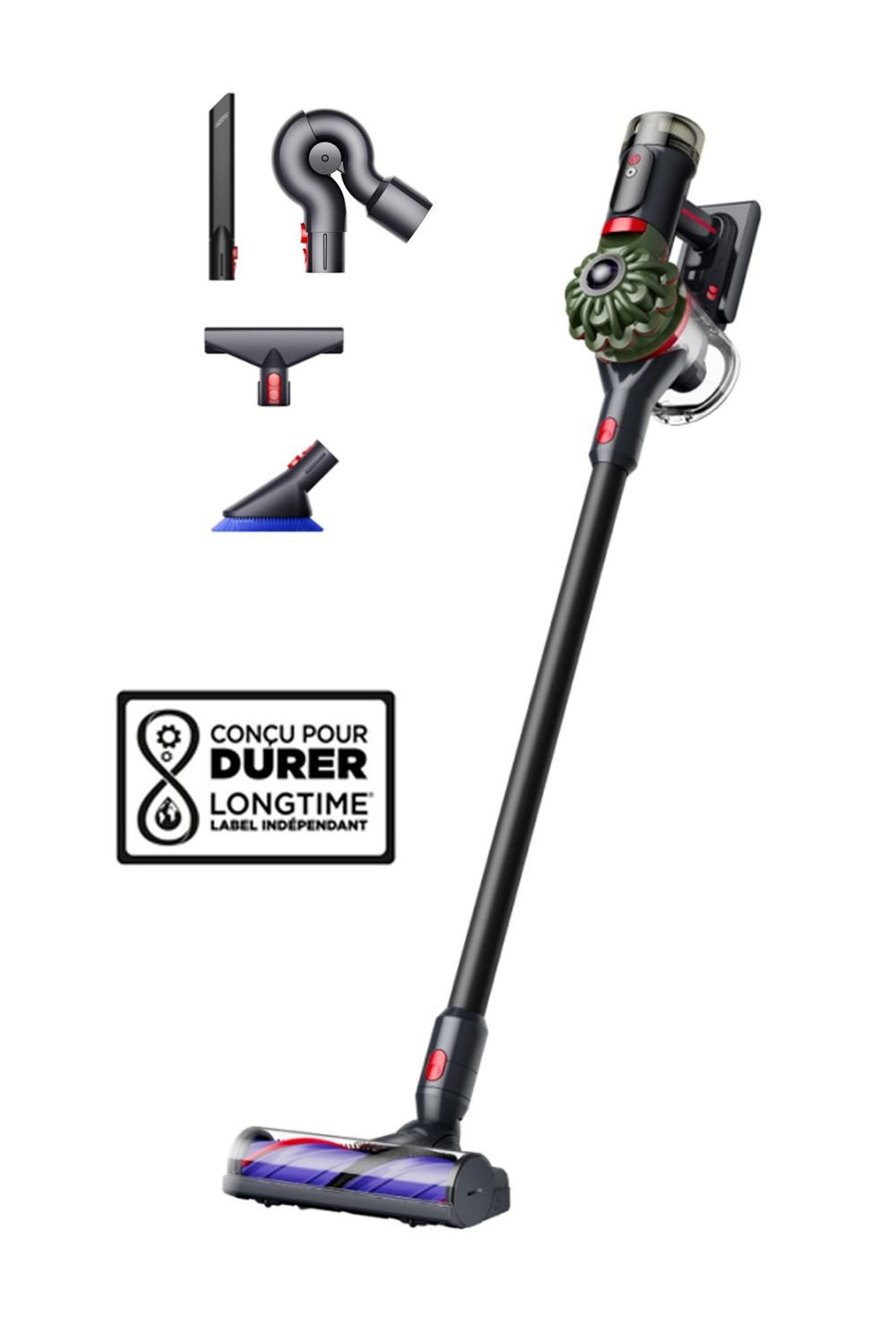 Dyson V8 Cyclone + Kit de nettoyage pour meubles
